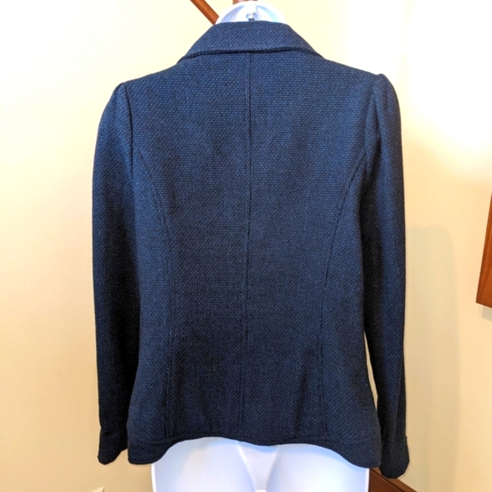 Free People Wool Herringbone Blazer Jacket - Picture 3 of 9